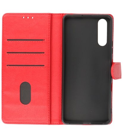 Sony Xperia 10 III Hoesje Book Case Telefoonhoesje Rood