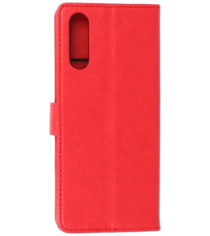 Sony Xperia 10 III Hoesje Book Case Telefoonhoesje Rood