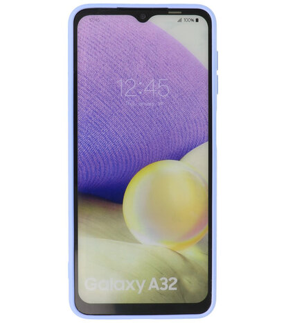 Samsung Galaxy A32 4G Hoesje - Backcover Telefoonhoesje - Paars