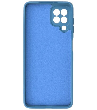 Samsung Galaxy A22 4G Hoesje - Backcover Telefoonhoesje - Blauw