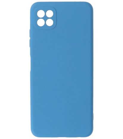 Samsung Galaxy A22 5G Hoesje - Backcover Telefoonhoesje - Blauw