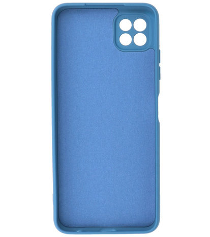 Samsung Galaxy A22 5G Hoesje - Backcover Telefoonhoesje - Blauw