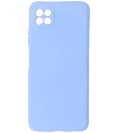 Samsung Galaxy A22 5G Hoesje - Backcover Telefoonhoesje - Paars