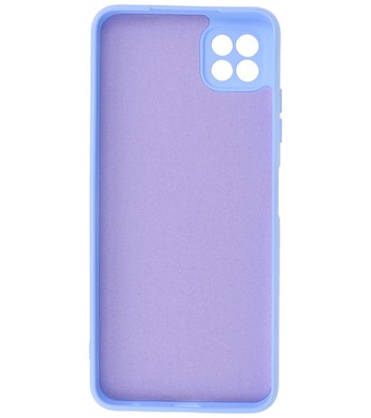 Samsung Galaxy A22 5G Hoesje - Backcover Telefoonhoesje - Paars