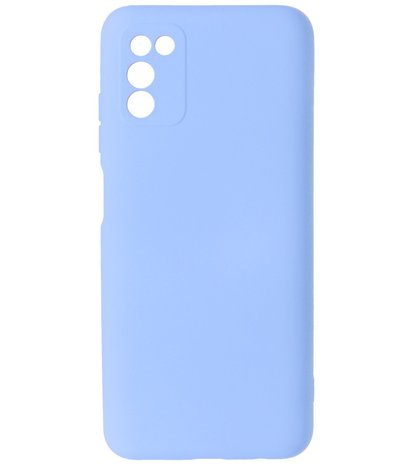 Samsung Galaxy A03s Hoesje - Backcover Telefoonhoesje - Paars
