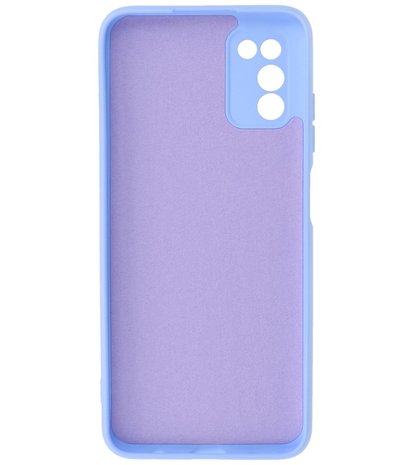 Samsung Galaxy A03s Hoesje - Backcover Telefoonhoesje - Paars