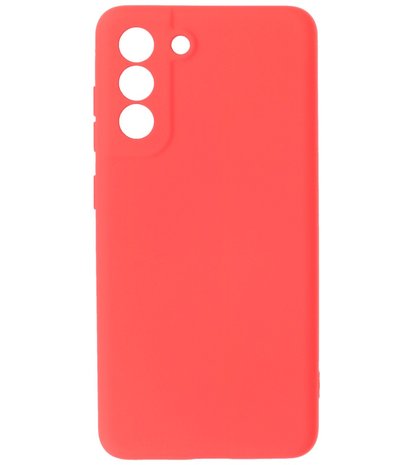 Samsung Galaxy S21 FE Hoesje - Backcover Telefoonhoesje - Rood