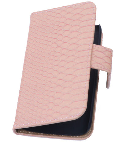 Pink Slang Hoesje voor Samsung Galaxy Core i8260 Book/Wallet Case/Cover