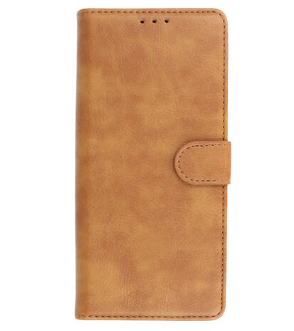 OnePlus Nord 2 5G Hoesje - Book Case Telefoonhoesje - Kaarthouder Portemonnee Hoesje - Wallet Case - Bruin