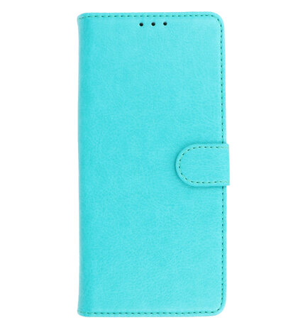 Motorola Moto Edge 20 Pro Hoesje - Book Case Telefoonhoesje - Kaarthouder Portemonnee Hoesje - Wallet Case - Groen