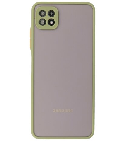 Samsung Galaxy A22 5G Hoesje - Back Cover Telefoonhoesje - Groen