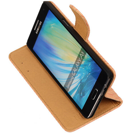 BC Slang Pink Samsung Galaxy A5 2015 Bookcase Cover Hoesje 