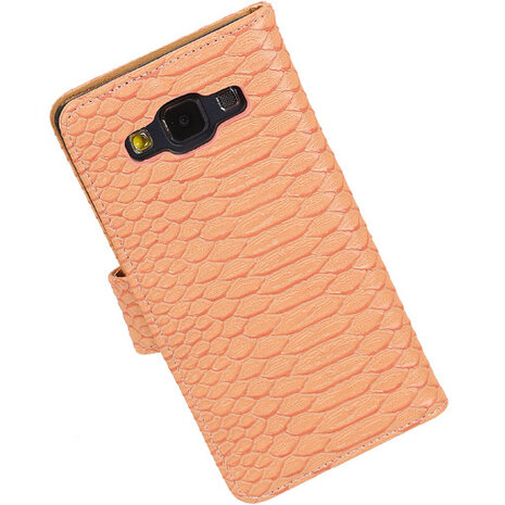 BC Slang Pink Samsung Galaxy A5 2015 Bookcase Cover Hoesje 