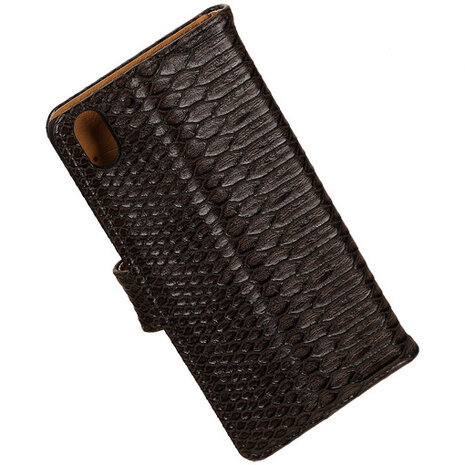 BC Slang Zwart Hoesje voor HTC Desire Eye Stand Bookcase Cover