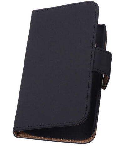 Zwart Hoesje voor Apple iPhone 6 Plus s Book/Wallet Case/Cover