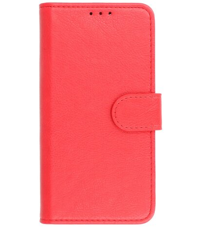 iPhone 13 Mini Hoesje - Book Case Telefoonhoesje - Kaarthouder Portemonnee Hoesje - Wallet Case - Rood