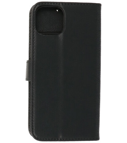 iPhone 13 Hoesje - Book Case Telefoonhoesje - Kaarthouder Portemonnee Hoesje - Wallet Case - Zwart