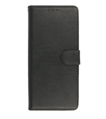 Motorola Edge 20 Hoesje - Book Case Telefoonhoesje - Kaarthouder Portemonnee Hoesje - Wallet Case - Zwart