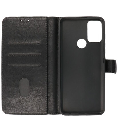 Motorola Moto G50 5G Hoesje - Book Case Telefoonhoesje - Kaarthouder Portemonnee Hoesje - Zwart