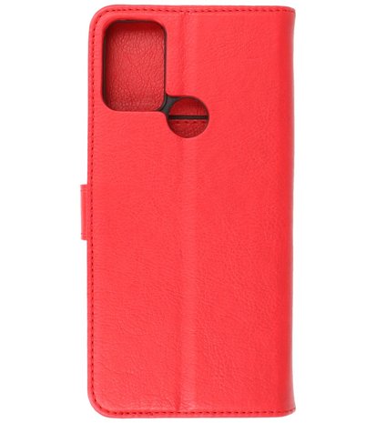 Motorola Moto G50 5G Hoesje - Book Case Telefoonhoesje - Kaarthouder Portemonnee Hoesje - Rood