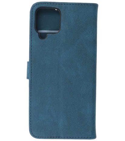 Samsung Galaxy A22 4G Hoesje Portemonnee Book Case - Blauw
