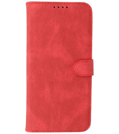 Samsung Galaxy A22 4G Hoesje Portemonnee Book Case - Rood