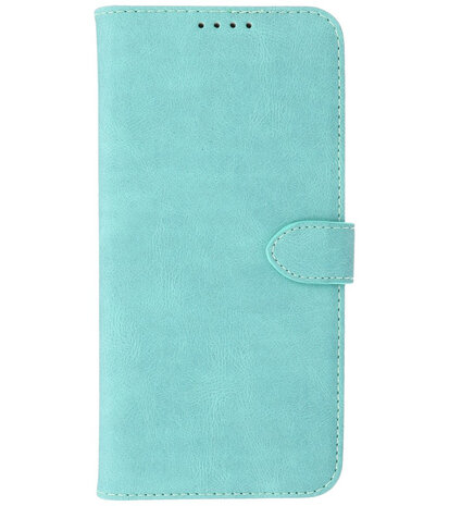 Samsung Galaxy A12 Hoesje Portemonnee Book Case - Turquoise