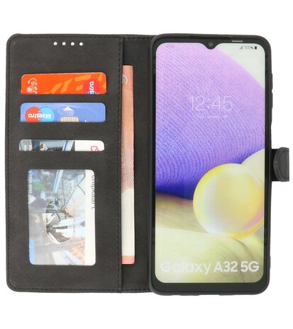 Samsung Galaxy A32 5G Hoesje Portemonnee Book Case - Zwart