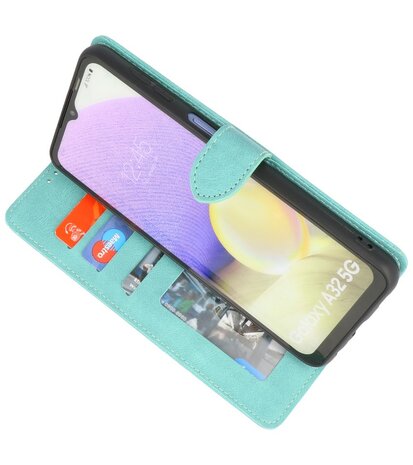 Samsung Galaxy A32 5G Hoesje Portemonnee Book Case - Turquoise