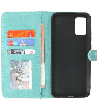 Samsung Galaxy A02s / A03s Hoesje Portemonnee Book Case - Turquoise