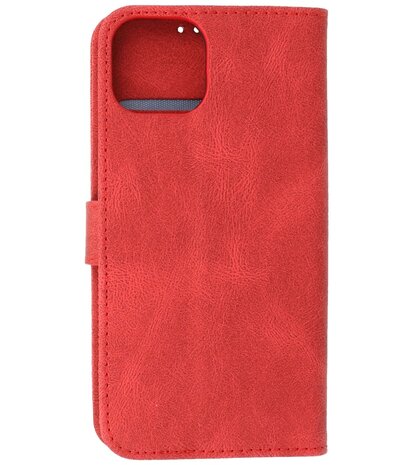 iPhone 13 Hoesje Portemonnee Book Case - Rood