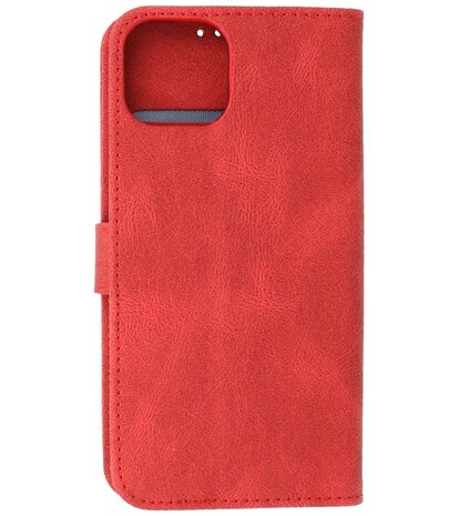 iPhone 13 Mini Hoesje Portemonnee Book Case - Rood