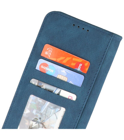 iPhone 13 Pro Hoesje Portemonnee Book Case - Blauw