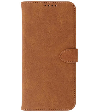 iPhone 13 Pro Hoesje Portemonnee Book Case - Bruin