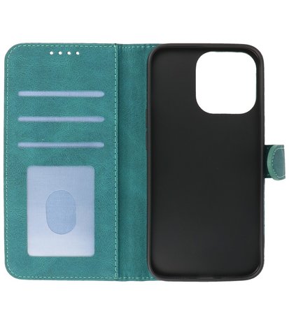 iPhone 13 Pro Max Hoesje Portemonnee Book Case - Bruin