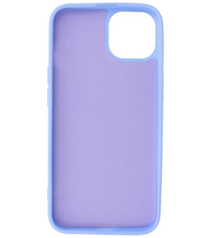 iPhone 13 Mini Hoesje - 2.0mm Dikke Fashion Telefoonhoesje Backcover - Paars