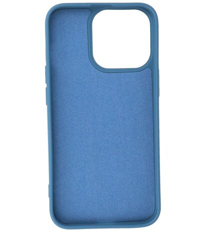 iPhone 13 Pro Max Hoesje - 2.0mm Dikke Fashion Telefoonhoesje Backcover - Navy