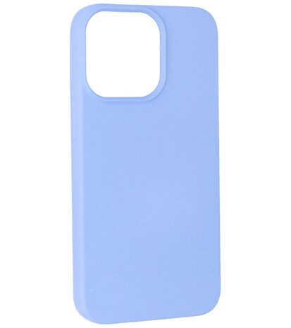 iPhone 13 Pro Max Hoesje - 2.0mm Dikke Fashion Telefoonhoesje Backcover - Paars