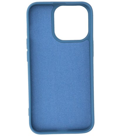 iPhone 13 Pro Hoesje - 2.0mm Dikke Fashion Telefoonhoesje Backcover - Navy