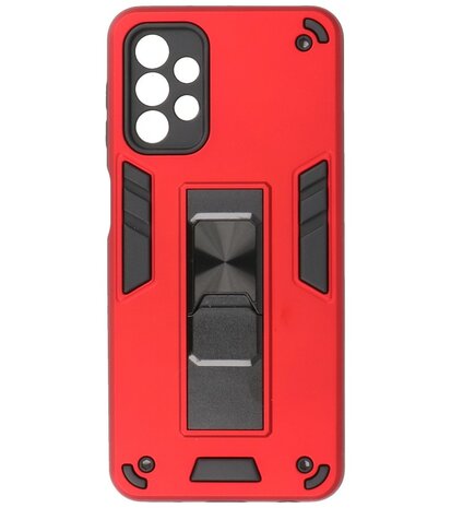 Tough Armor Hardcase Met Standfunctie Hoesje voor Samsung Galaxy A32 5G - Rood