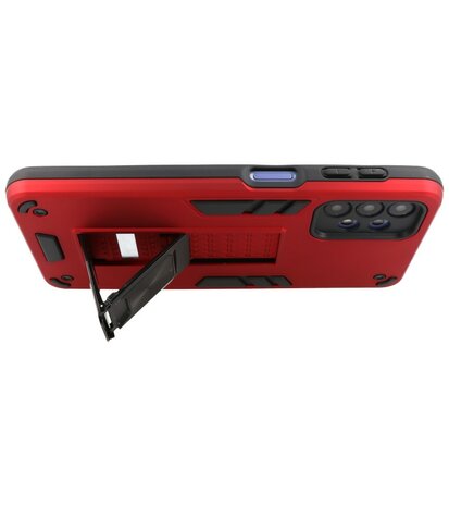 Tough Armor Hardcase Met Standfunctie Hoesje voor Samsung Galaxy A32 5G - Rood