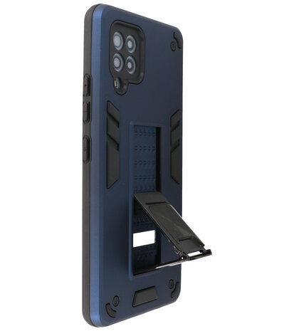 Tough Armor Hardcase Met Standfunctie Hoesje voor Samsung Galaxy A42 5G - Navy