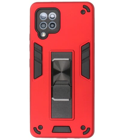 Tough Armor Hardcase Met Standfunctie Hoesje voor Samsung Galaxy A42 5G - Rood