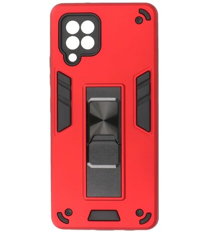 Tough Armor Hardcase Met Standfunctie Hoesje voor Samsung Galaxy A42 5G - Rood