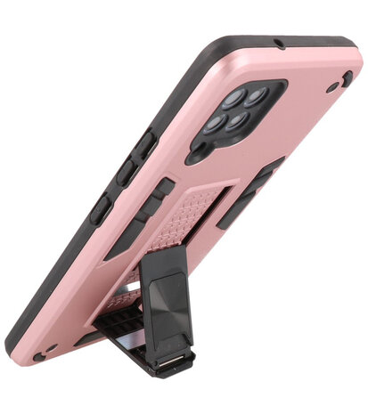 Tough Armor Hardcase Met Standfunctie Hoesje voor Samsung Galaxy A42 5G - Roze