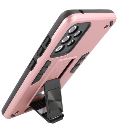 Tough Armor Hardcase Met Standfunctie Hoesje voor Samsung Galaxy A52 - A52 5G - Roze