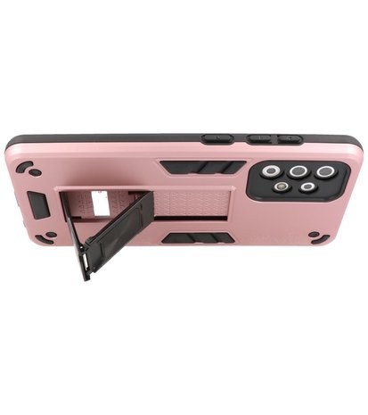 Tough Armor Hardcase Met Standfunctie Hoesje voor Samsung Galaxy A52 - A52 5G - Roze