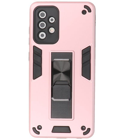 Tough Armor Hardcase Met Standfunctie Hoesje voor Samsung Galaxy A72 - A72 5G - Roze