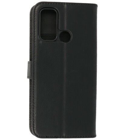 Motorola Moto G60 Hoesje Book Case Telefoonhoesje - Zwart