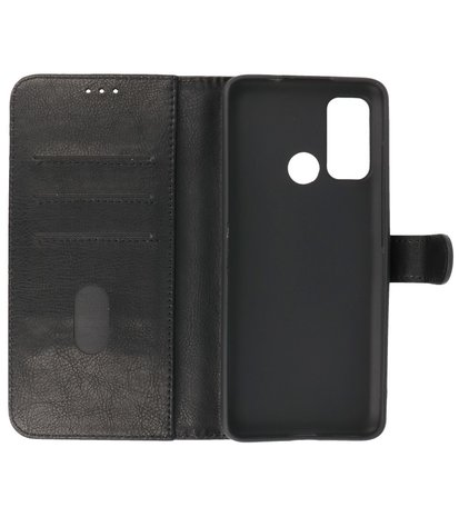 Motorola Moto G60 Hoesje Book Case Telefoonhoesje - Zwart